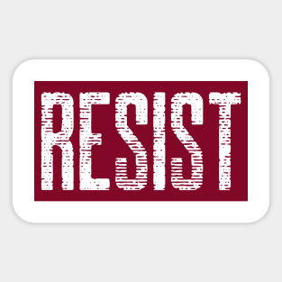 Resist Sticker